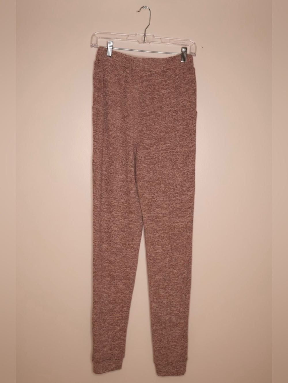 Akaiv Cozy Mauve Brown Lounge Set - Drawstring Waist Top & Jogger S - Picture 5 of 8